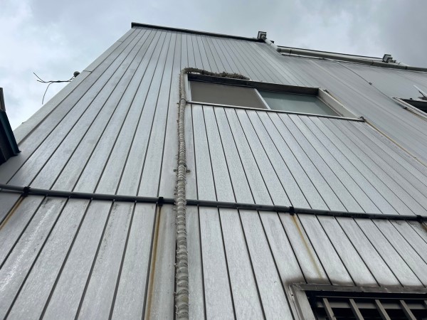 ２階　外部配管確認